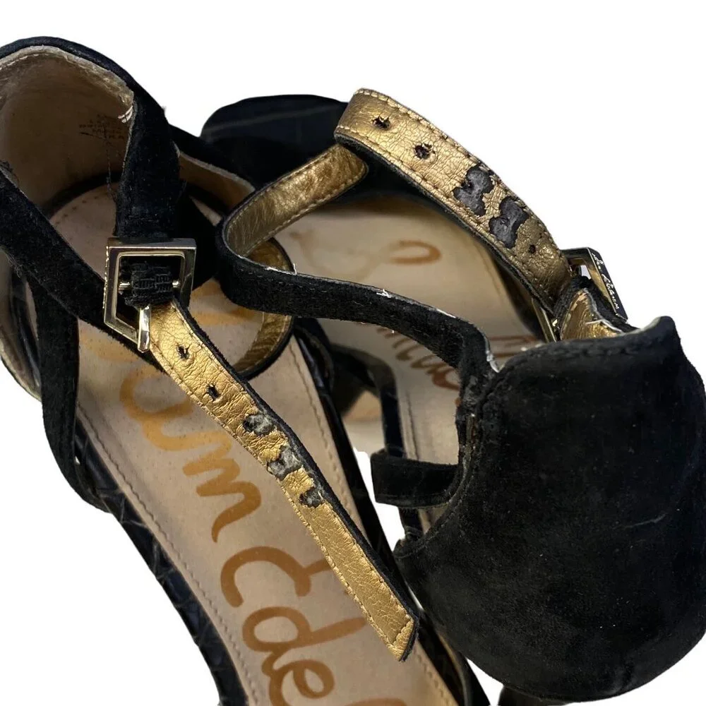 SAM‎ EDELMAN Women High Heels Size 7 Black Kayde Stilettos Classy Party Elegant